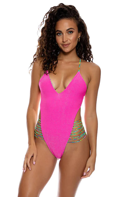 OASIS BABE STRAPPY SIDE ONE PIECE